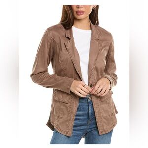 XCVI Enola Blazer Jacket Washed Brown
